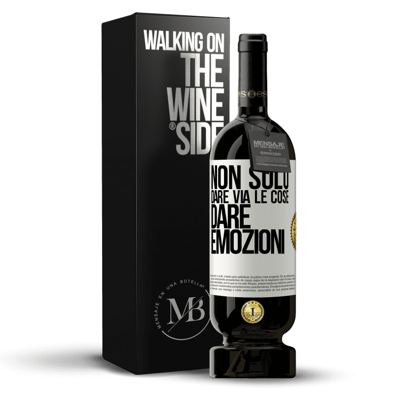 49,95 € Spedizione Gratuita | Vino rosso Edizione Premium MBS® Riserva Non solo dare via le cose, dare emozioni Etichetta Bianca. Etichetta personalizzabile Riserva 12 Mesi Raccogliere 2015 Tempranillo