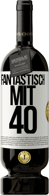 49,95 € Kostenloser Versand | Rotwein Premium Ausgabe MBS® Reserve Fantastisch mit 40 Weißes Etikett. Anpassbares Etikett Reserve 12 Monate Ernte 2016 Tempranillo