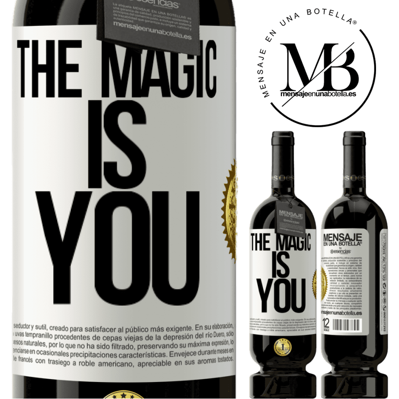 49,95 € Free Shipping | Red Wine Premium Edition MBS® Reserve The magic is you White Label. Customizable label Reserve 12 Months Harvest 2015 Tempranillo