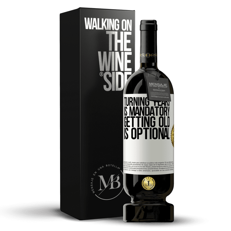49,95 € Бесплатная доставка | Красное вино Premium Edition MBS® Бронировать Обязательно указывать годы Белая этикетка. Настраиваемая этикетка Бронировать 12 Месяцы Урожай 2016 Tempranillo