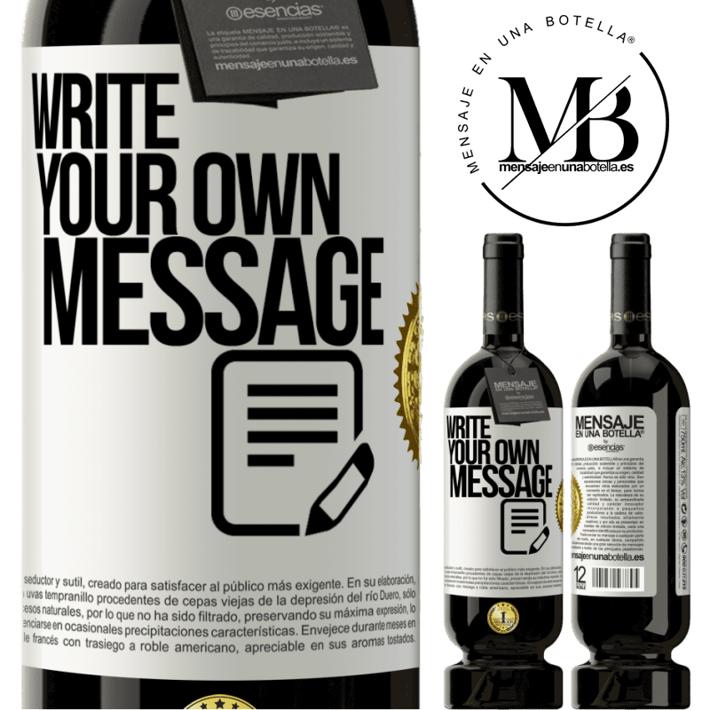 49,95 € Free Shipping | Red Wine Premium Edition MBS® Reserve Write your own message White Label. Customizable label Reserve 12 Months Harvest 2015 Tempranillo