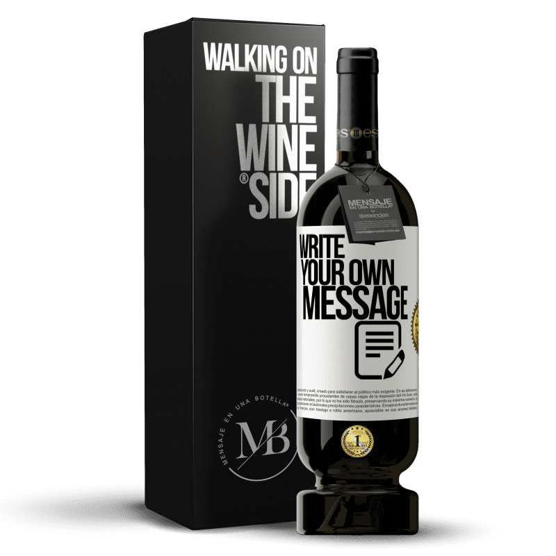 49,95 € Free Shipping | Red Wine Premium Edition MBS® Reserve Write your own message White Label. Customizable label Reserve 12 Months Harvest 2016 Tempranillo