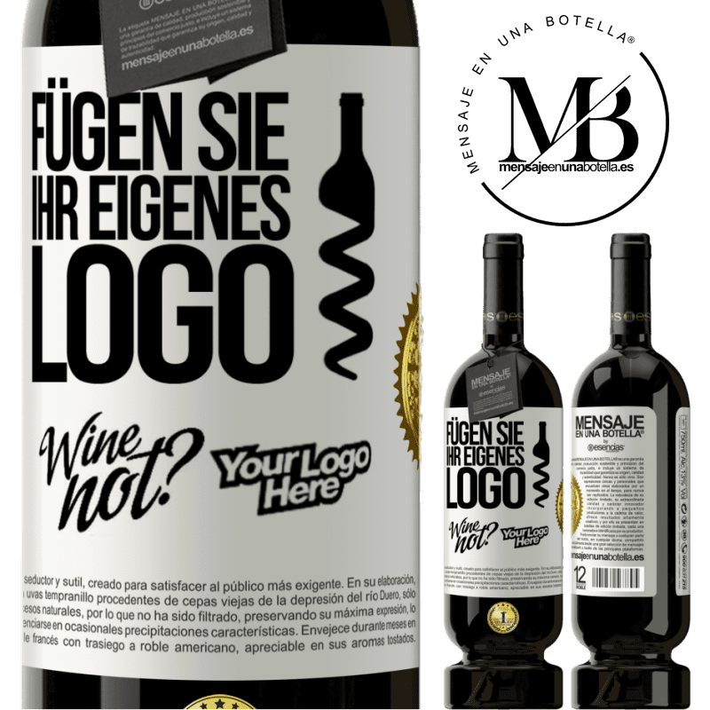 49,95 € Kostenloser Versand | Rotwein Premium Ausgabe MBS® Reserve Füge dein eigenes Logo hinzu Weißes Etikett. Anpassbares Etikett Reserve 12 Monate Ernte 2014 Tempranillo