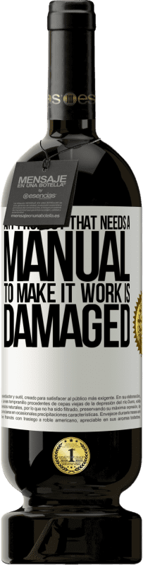 49,95 € 送料無料 | 赤ワイン プレミアム版 MBS® 予約する 動作させるためにマニュアルが必要な製品はすべて破損しています ホワイトラベル. カスタマイズ可能なラベル 予約する 12 月 収穫 2016 Tempranillo