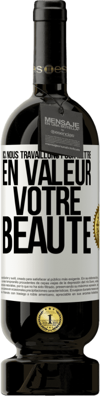 49,95 € Envoi gratuit | Vin rouge Édition Premium MBS® Réserve Ici, nous travaillons pour mettre en valeur votre beauté Étiquette Blanche. Étiquette personnalisable Réserve 12 Mois Récolte 2016 Tempranillo