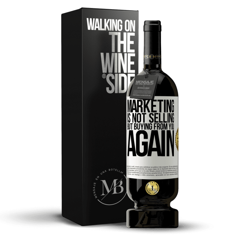 49,95 € Free Shipping | Red Wine Premium Edition MBS® Reserve Marketing is not selling, but buying from you again White Label. Customizable label Reserve 12 Months Harvest 2014 Tempranillo