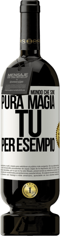 49,95 € Spedizione Gratuita | Vino rosso Edizione Premium MBS® Riserva Ci sono angoli del mondo che sono pura magia. Tu per esempio Etichetta Bianca. Etichetta personalizzabile Riserva 12 Mesi Raccogliere 2016 Tempranillo