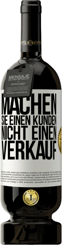 Kostenloser Versand | Rotwein Premium Ausgabe MBS® Reserve Machen Sie einen Kunden, nicht einen Verkauf Weißes Etikett. Anpassbares Etikett Reserve 12 Monate Ernte 2014 Tempranillo