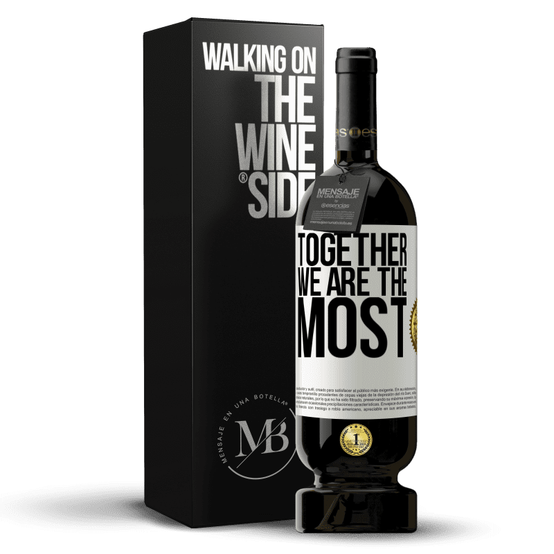 49,95 € Free Shipping | Red Wine Premium Edition MBS® Reserve Together we are the most White Label. Customizable label Reserve 12 Months Harvest 2015 Tempranillo