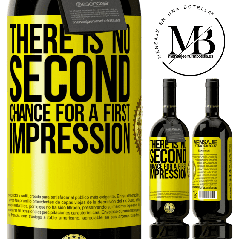 49,95 € Free Shipping | Red Wine Premium Edition MBS® Reserve There is no second chance for a first impression Yellow Label. Customizable label Reserve 12 Months Harvest 2014 Tempranillo