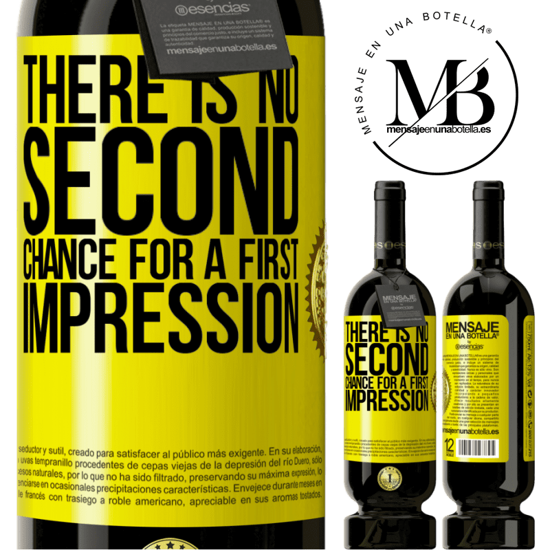 49,95 € Free Shipping | Red Wine Premium Edition MBS® Reserve There is no second chance for a first impression Yellow Label. Customizable label Reserve 12 Months Harvest 2016 Tempranillo