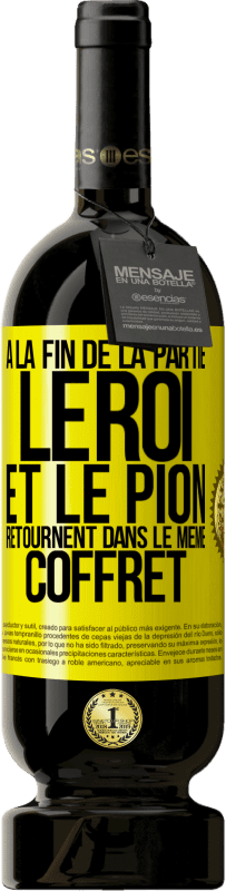 49,95 € Envoi gratuit | Vin rouge Édition Premium MBS® Réserve A la fin de la partie le roi et le pion retournent dans le même coffret Étiquette Jaune. Étiquette personnalisable Réserve 12 Mois Récolte 2013 Tempranillo