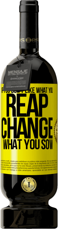 49,95 € 送料無料 | 赤ワイン プレミアム版 MBS® 予約する 刈り取ったものが気に入らない場合は、種をまくものを変更します 黄色のラベル. カスタマイズ可能なラベル 予約する 12 月 収穫 2016 Tempranillo