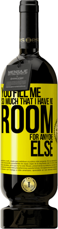 49,95 € | 赤ワイン プレミアム版 MBS® 予約する あなたは私をとてもいっぱいにしている 黄色のラベル. カスタマイズ可能なラベル 予約する 12 月 収穫 2016 Tempranillo