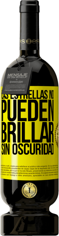 49,95 € | Vino Tinto Edición Premium MBS® Reserva Las estrellas no pueden brillar sin oscuridad Etiqueta Amarilla. Etiqueta personalizable Reserva 12 Meses Cosecha 2016 Tempranillo