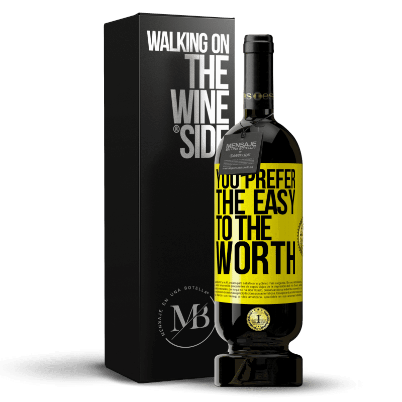 49,95 € Free Shipping | Red Wine Premium Edition MBS® Reserve You prefer the easy to the worth Yellow Label. Customizable label Reserve 12 Months Harvest 2015 Tempranillo