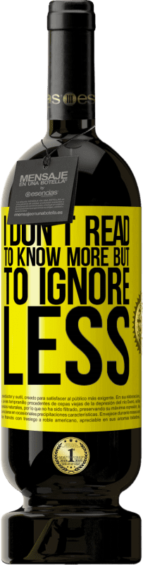 «I don't read to know more, but to ignore less» Premium Edition MBS® Reserve