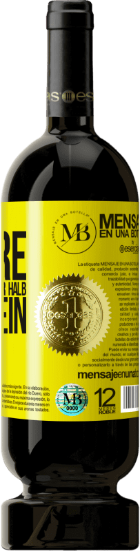 «Unsere Beziehung wird immer eine halb volle Flasche sein» Premium Ausgabe MBS® Reserve