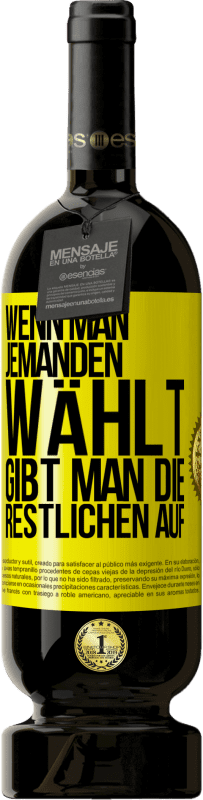«Wenn man jemanden wählt, gibt man die Restlichen auf» Premium Ausgabe MBS® Reserve