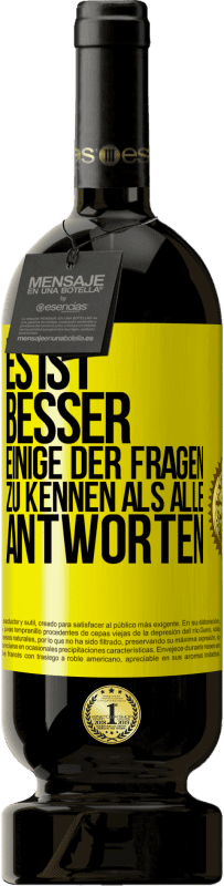 «Es ist besser, einige der Fragen zu kennen als alle Antworten» Premium Ausgabe MBS® Reserve