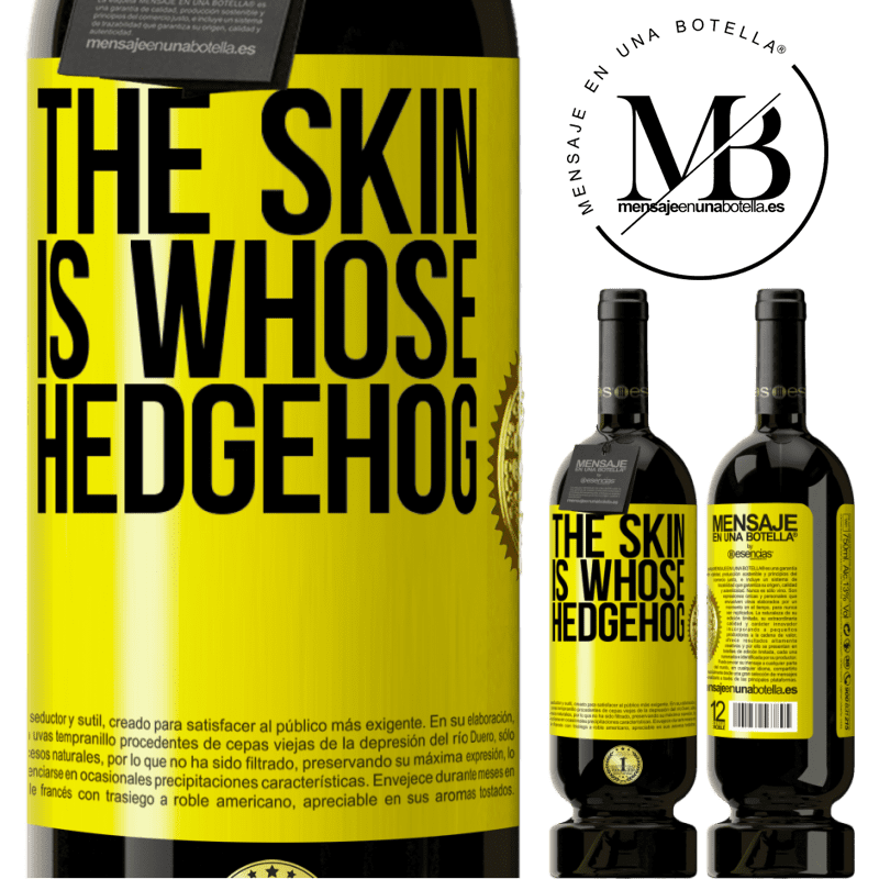 29,95 € Free Shipping | Red Wine Premium Edition MBS® Reserva The skin is whose hedgehog Yellow Label. Customizable label Reserva 12 Months Harvest 2014 Tempranillo