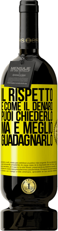 «Il rispetto è come il denaro. Puoi chiederlo, ma è meglio guadagnarlo» Edizione Premium MBS® Riserva