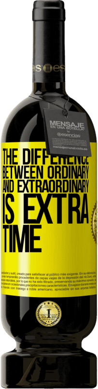 49,95 € | Красное вино Premium Edition MBS® Бронировать Разница между обычным и экстраординарным - это ДОПОЛНИТЕЛЬНОЕ время Желтая этикетка. Настраиваемая этикетка Бронировать 12 Месяцы Урожай 2016 Tempranillo