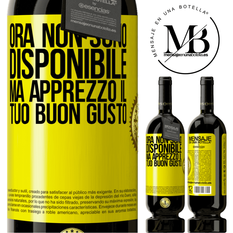 49,95 € Spedizione Gratuita | Vino rosso Edizione Premium MBS® Riserva Ora non sono disponibile, ma apprezzo il tuo buon gusto Etichetta Gialla. Etichetta personalizzabile Riserva 12 Mesi Raccogliere 2015 Tempranillo