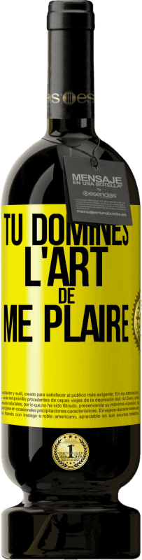 49,95 € | Vin rouge Édition Premium MBS® Réserve Tu domines l'art de me plaire Étiquette Jaune. Étiquette personnalisable Réserve 12 Mois Récolte 2016 Tempranillo