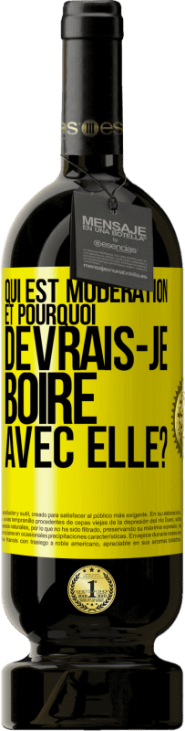 49,95 € Envoi gratuit | Vin rouge Édition Premium MBS® Réserve Qui est modération et pourquoi devrais-je boire avec elle? Étiquette Jaune. Étiquette personnalisable Réserve 12 Mois Récolte 2015 Tempranillo