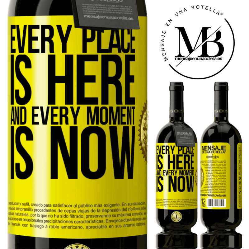 29,95 € Free Shipping | Red Wine Premium Edition MBS® Reserva Every place is here and every moment is now Yellow Label. Customizable label Reserva 12 Months Harvest 2014 Tempranillo