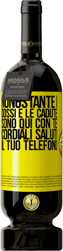 49,95 € Spedizione Gratuita | Vino rosso Edizione Premium MBS® Riserva Nonostante i dossi e le cadute, sono qui con te. Cordiali saluti, il tuo telefono Etichetta Gialla. Etichetta personalizzabile Riserva 12 Mesi Raccogliere 2014 Tempranillo