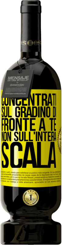 49,95 € | Vino rosso Edizione Premium MBS® Riserva Concentrati sul gradino di fronte a te, non sull'intera scala Etichetta Gialla. Etichetta personalizzabile Riserva 12 Mesi Raccogliere 2015 Tempranillo