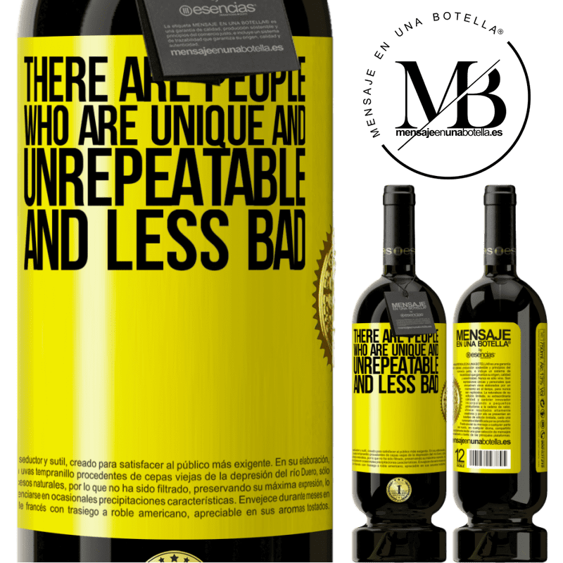 29,95 € Free Shipping | Red Wine Premium Edition MBS® Reserva There are people who are unique and unrepeatable. And less bad Yellow Label. Customizable label Reserva 12 Months Harvest 2014 Tempranillo