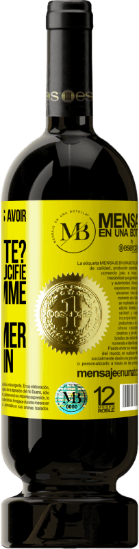 «Comment allons-nous avoir de l'espoir en l'humanité? Si nous avons crucifié le seul homme qui savait transformer l'eau en vin» Édition Premium MBS® Réserve