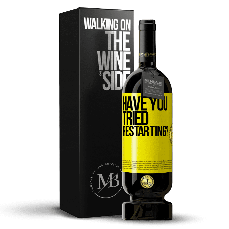 49,95 € Free Shipping | Red Wine Premium Edition MBS® Reserve have you tried restarting? Yellow Label. Customizable label Reserve 12 Months Harvest 2014 Tempranillo