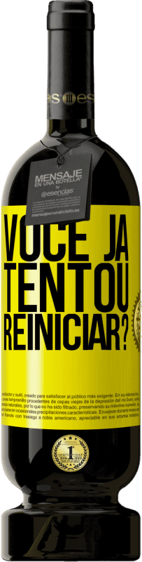 49,95 € | Vinho tinto Edição Premium MBS® Reserva você já tentou reiniciar? Etiqueta Amarela. Etiqueta personalizável Reserva 12 Meses Colheita 2015 Tempranillo