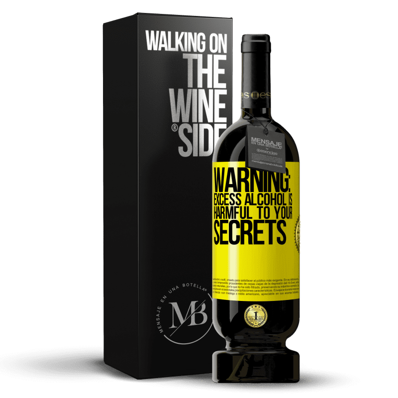 49,95 € Free Shipping | Red Wine Premium Edition MBS® Reserve Warning: Excess alcohol is harmful to your secrets Yellow Label. Customizable label Reserve 12 Months Harvest 2014 Tempranillo