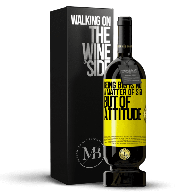 49,95 € Free Shipping | Red Wine Premium Edition MBS® Reserve Being big is not a matter of size, but of attitude Yellow Label. Customizable label Reserve 12 Months Harvest 2013 Tempranillo
