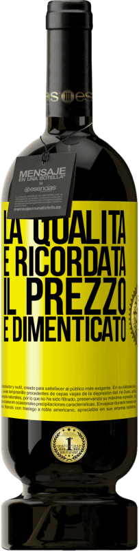 Spedizione Gratuita | Vino rosso Edizione Premium MBS® Riserva La qualità è ricordata, il prezzo è dimenticato Etichetta Gialla. Etichetta personalizzabile Riserva 12 Mesi Raccogliere 2014 Tempranillo