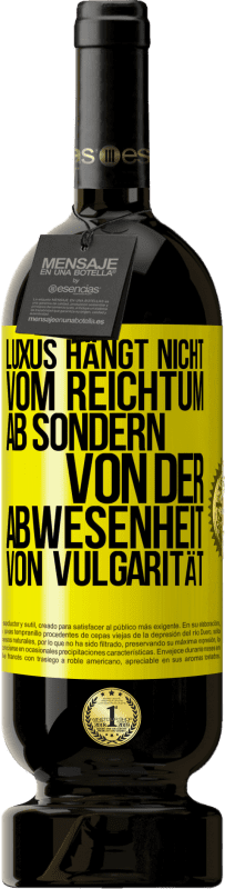 Kostenloser Versand | Rotwein Premium Ausgabe MBS® Reserve Luxus hängt nicht vom Reichtum ab, sondern von der Abwesenheit von Vulgarität Gelbes Etikett. Anpassbares Etikett Reserve 12 Monate Ernte 2014 Tempranillo