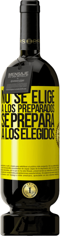 49,95 € Envío gratis | Vino Tinto Edición Premium MBS® Reserva No se elige a los preparados, se prepara a los elegidos Etiqueta Amarilla. Etiqueta personalizable Reserva 12 Meses Cosecha 2016 Tempranillo
