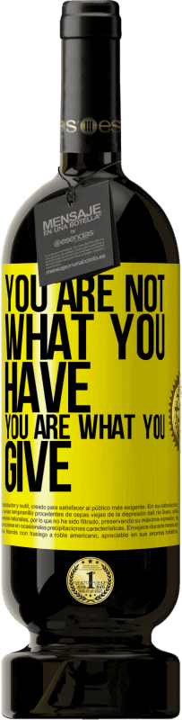 «You are not what you have. You are what you give» Premium Edition MBS® Reserve