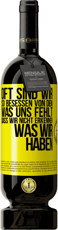 «Oft sind wir so besessen von dem, was uns fehlt, dass wir nicht erkennen, was wir haben» Premium Ausgabe MBS® Reserve