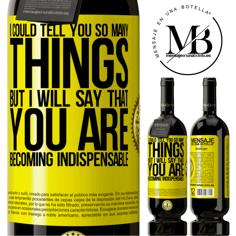 29,95 € Free Shipping | Red Wine Premium Edition MBS® Reserva I could tell you so many things, but we are going to leave it when you are becoming indispensable Yellow Label. Customizable label Reserva 12 Months Harvest 2014 Tempranillo