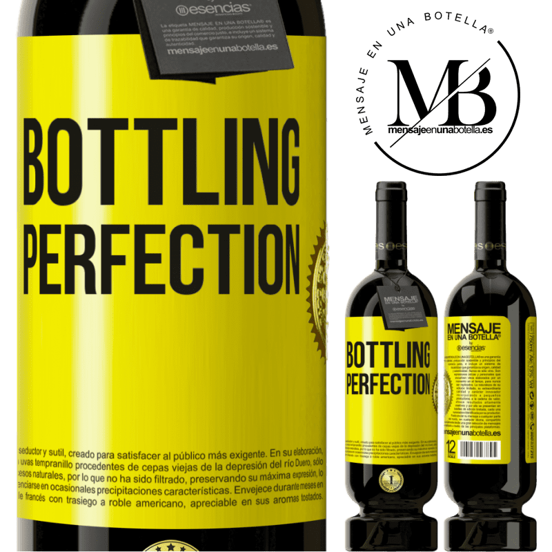 49,95 € Kostenloser Versand | Rotwein Premium Ausgabe MBS® Reserve Bottling perfection Gelbes Etikett. Anpassbares Etikett Reserve 12 Monate Ernte 2015 Tempranillo