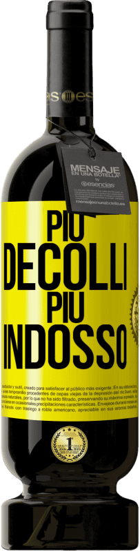 49,95 € Spedizione Gratuita | Vino rosso Edizione Premium MBS® Riserva Più decolli, più indosso Etichetta Gialla. Etichetta personalizzabile Riserva 12 Mesi Raccogliere 2014 Tempranillo