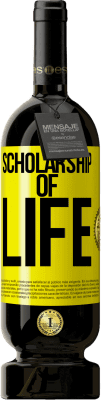 Free Shipping | Red Wine Premium Edition MBS® Reserve Scholarship of life Yellow Label. Customizable label Reserve 12 Months Harvest 2015 Tempranillo