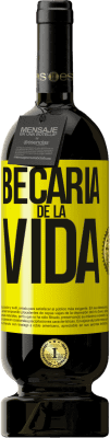 Envío gratis | Vino Tinto Edición Premium MBS® Reserva Becaria de la vida Etiqueta Amarilla. Etiqueta personalizable Reserva 12 Meses Cosecha 2014 Tempranillo