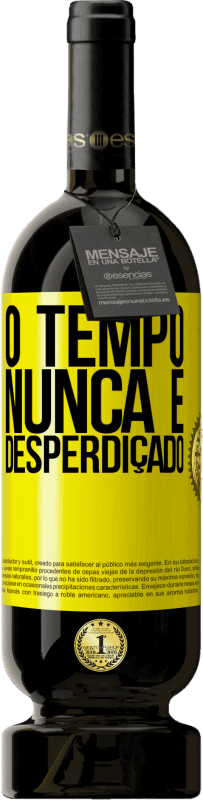 49,95 € | Vinho tinto Edição Premium MBS® Reserva O tempo nunca é desperdiçado Etiqueta Amarela. Etiqueta personalizável Reserva 12 Meses Colheita 2016 Tempranillo